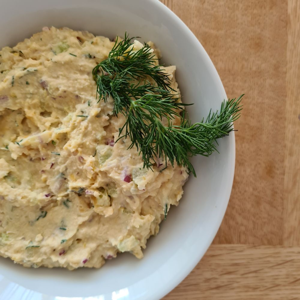 Kichererbsencreme aka veganer Eiersalat