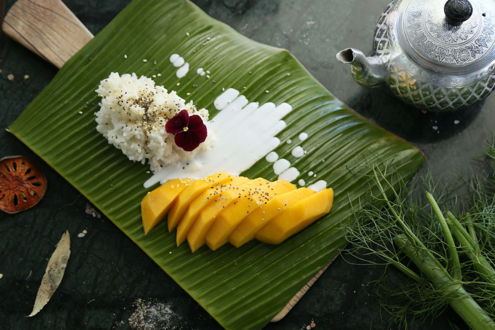 Sticky Rice mit Mango